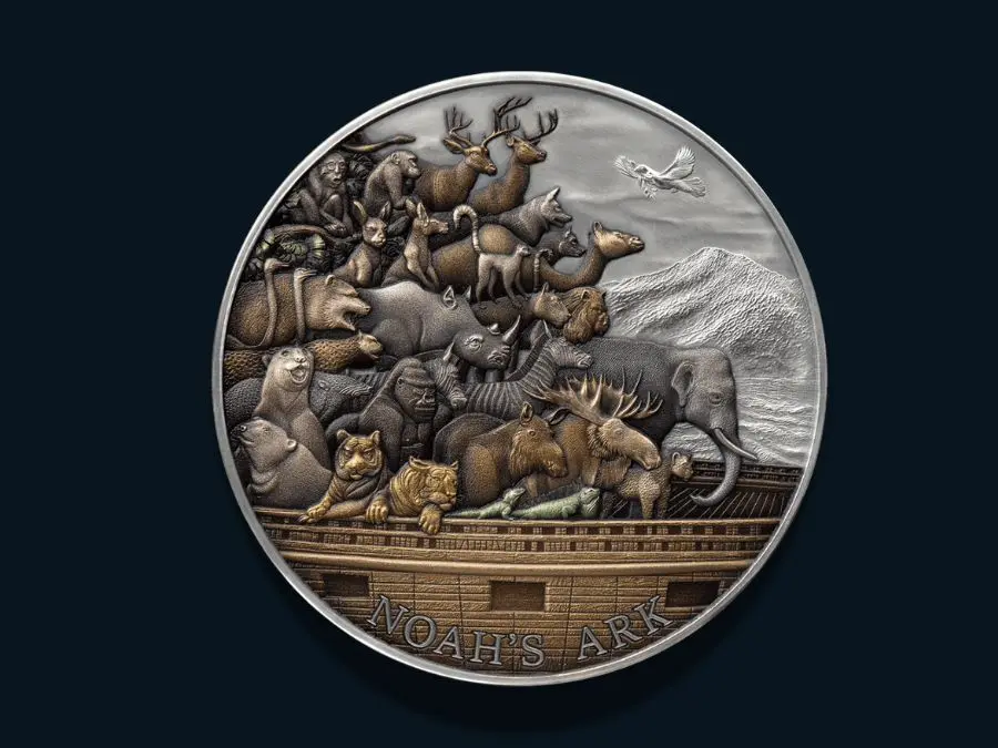 Đồng xu bạc Noah's Ark