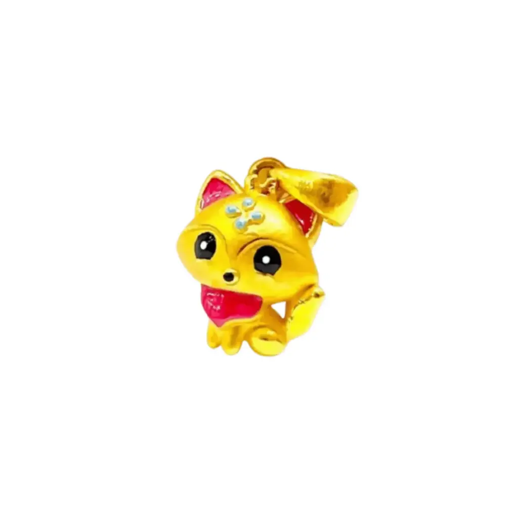 Mặt dây Vàng 24K Hồ Ly