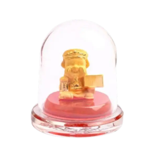 Tượng Mạ Vàng 24k Thần Tài Cầm Sớ Để Bàn