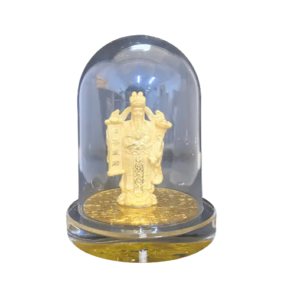 Tượng mạ vàng 24k ông Lộc để bàn – May mắn – Tài lộc