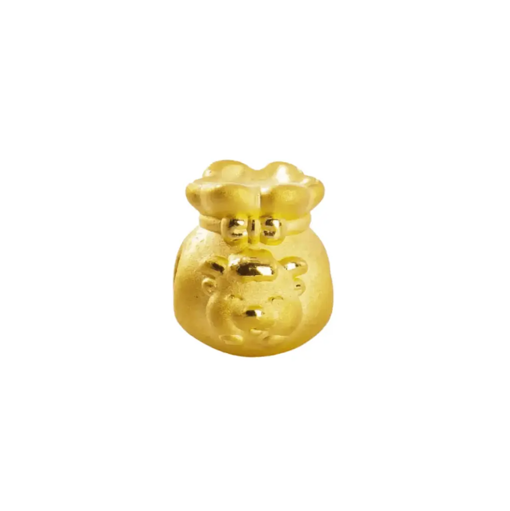 Charm Vàng 24K Kim Mùi Bao Đựng Tiền