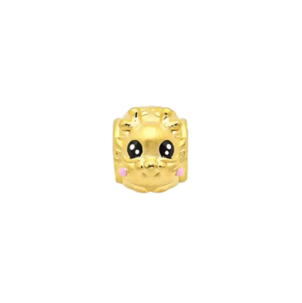 Charm Vàng 24k Kim Thìn Trụ Chữ Phúc