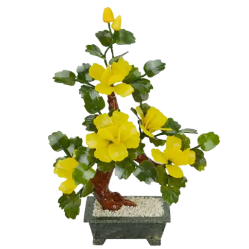 [ADA.T02.007] Bonsai Mẫu Đơn vàng 5 Bông 007