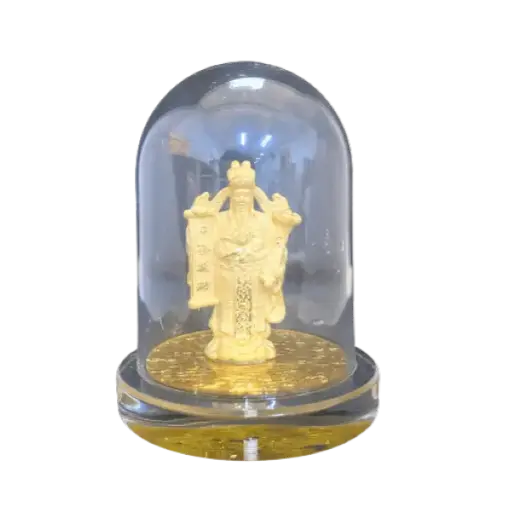 [AO9992.Q266.00054] Tượng mạ vàng 24k ông Lộc để bàn – May mắn – Tài lộc