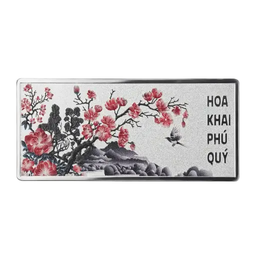 [BM09] Hoa Khai Phú Quý 1 Lượng 999 Silver Bar
