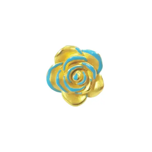 [AG9992.C067.008] Charm Vàng 24K hoa hồng nở ES18