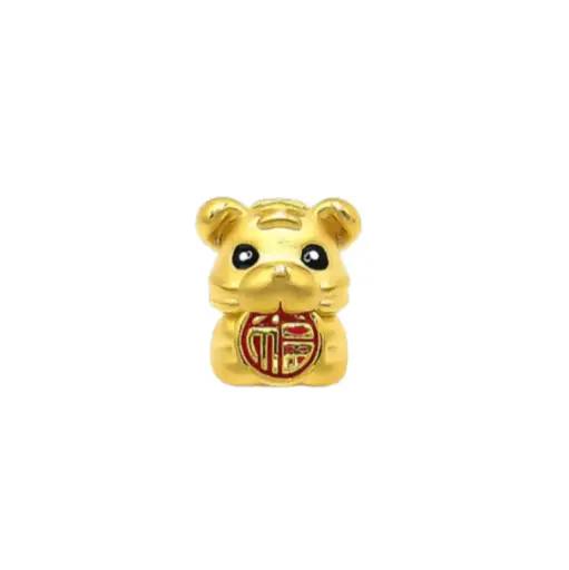 [AG9992.C003.179] Charm Vàng 24k Kim Dần Chữ Phúc May Mắn